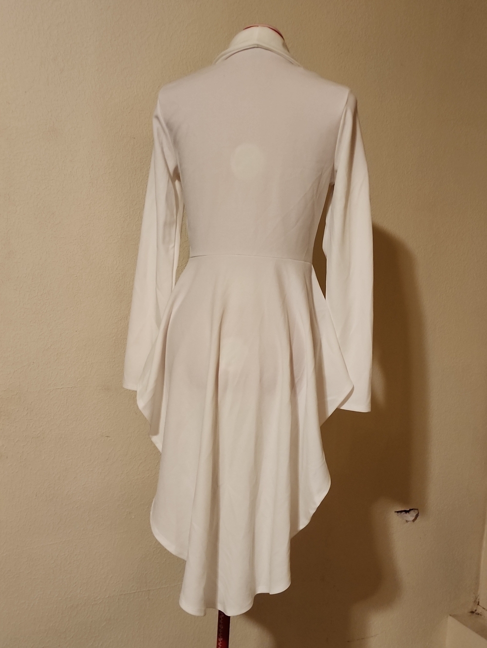 Windsor Ivory Asymmetrical High-Low Peplum Blazer Jacket Size Large NWOT - Picture 3 of 5